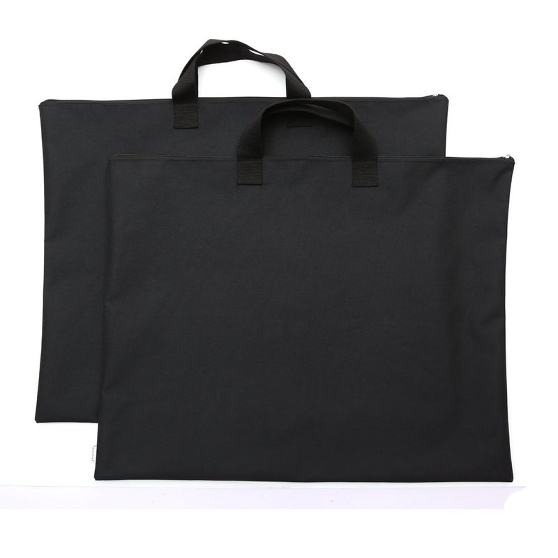 Augbunny 600D Portfolio Waterproof With Handle And Zipper For Student and Artist 2-pack - Image 1